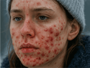 עור אקנתי חורף יובש המדריך המלא לטיפול באקנה